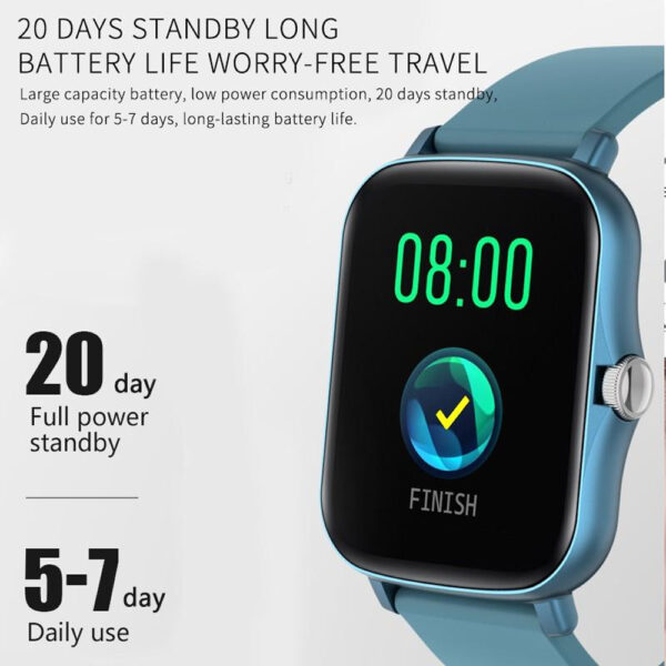 Full Touch Magnetic Charging Smart Watch Activity Fitness Monitor_6