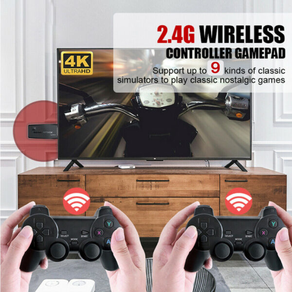 M8 HD HDMI Wireless Family Mini Retro Gaming Console- Battery Powered_9