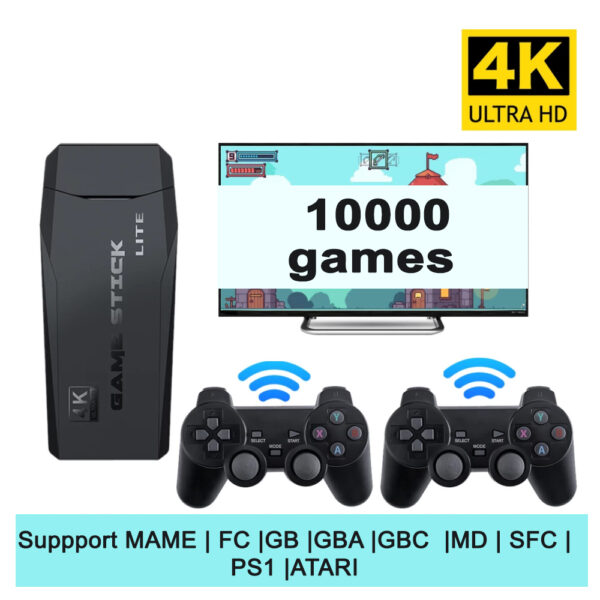 M8 HD HDMI Wireless Family Mini Retro Gaming Console- Battery Powered_6