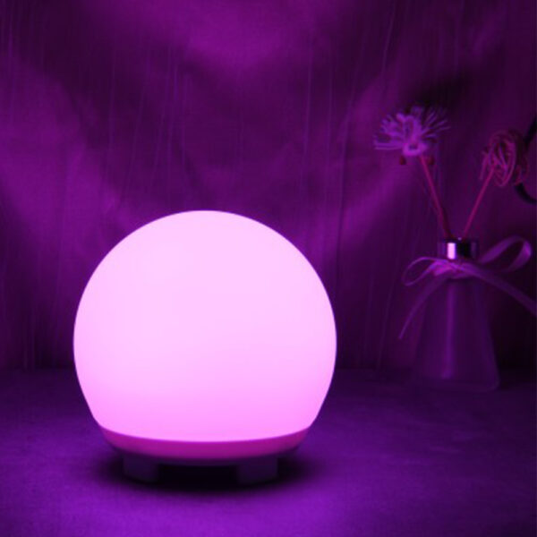 USB Charging LED Night Light Ball with Remote and Button Control_7