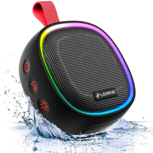 USB Rechargeable Mini Bluetooth Speaker with RGB Lights_1