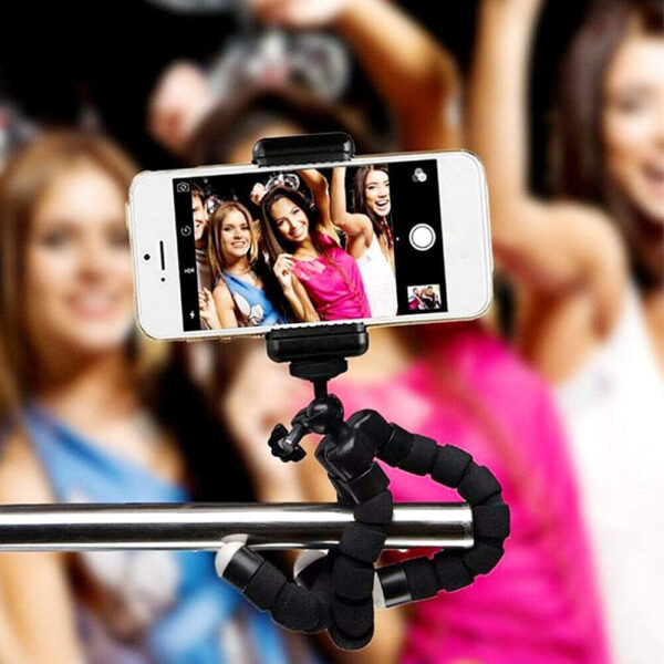 Remote Control Flexible Mobile Phone Holder Tripod Octopus Bracket for Cell Phone and Camera Selfie Stand_8