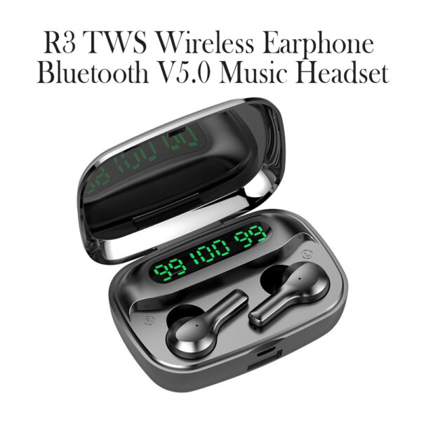 Wireless Earphone Bluetooth Music and Call Headset- USB Charging_4