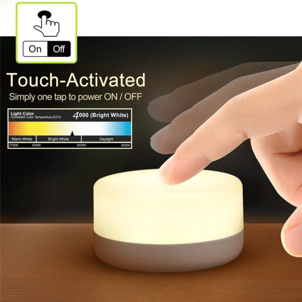 USB Rechargeable Mini Touch Light Portable Nursing Bedside Lamp_8