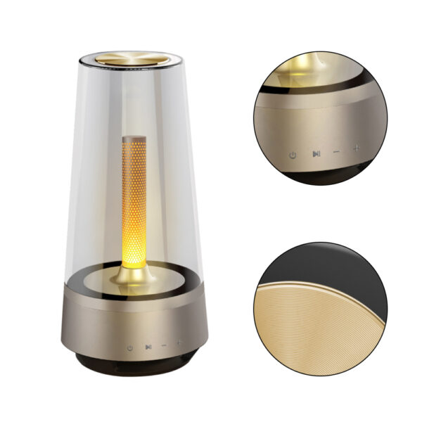 USB Charging LED Night Candle Lamp and Bluetooth Speaker_7