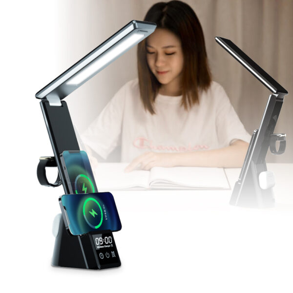 15W LED Table Lamp and Wireless Charging Station- USB Interface_2