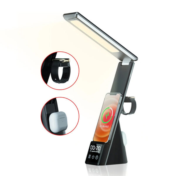 15W LED Table Lamp and Wireless Charging Station- USB Interface_9