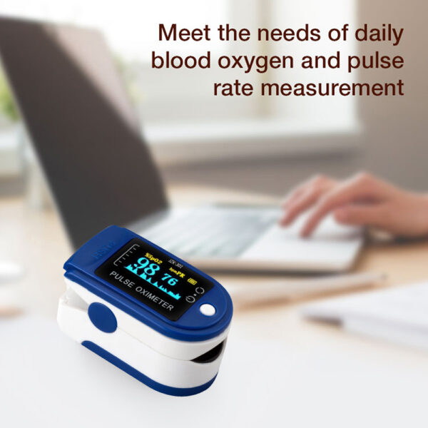 Pulse OLED Display Fingertip Oximeter- Battery Operated_6