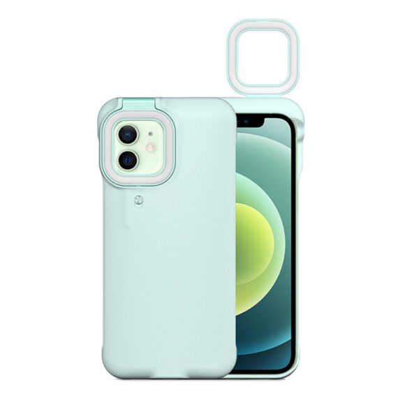 Mobile Phone Protective Phone Case with Fill Light and Reverse Charging Function_6