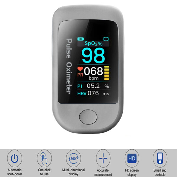 Battery Operated Bluetooth Enabled Blood Oximeter Finger Tip Pulse Tester with APP_9