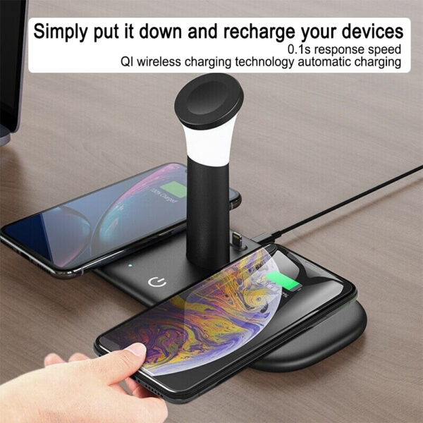 3-in-1 Multi-Functional Desk Lamp and Wireless Charger- USB Imterface_9