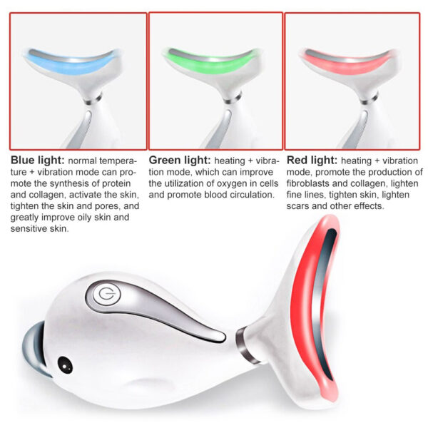 Facial Neck Massager Skin Lifter and Wrinkle Remover- USB Charging_5