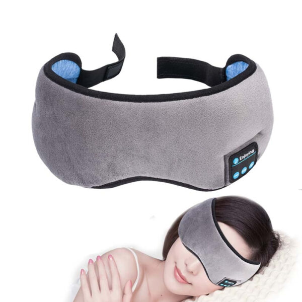 Wireless USB Rechargeable Washable Musical BT Sleeping Eye Mask_3