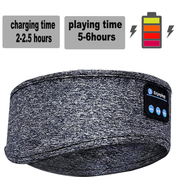 Wireless Musical Sleeping Exercising Headband- USB Charging_9