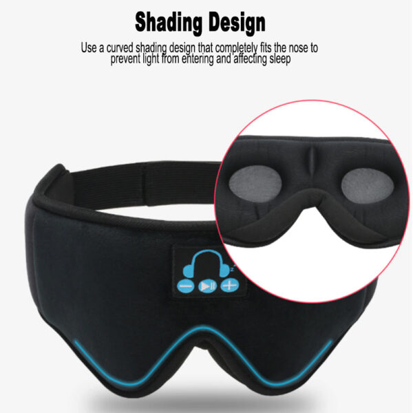 Bluetooth Sleeping Eye Mask and Headphones- USB Charging_3