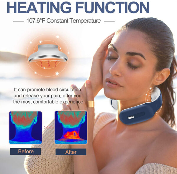 Remote Controlled Smart Electric Neck and Shoulder Massager- USB Charging_8