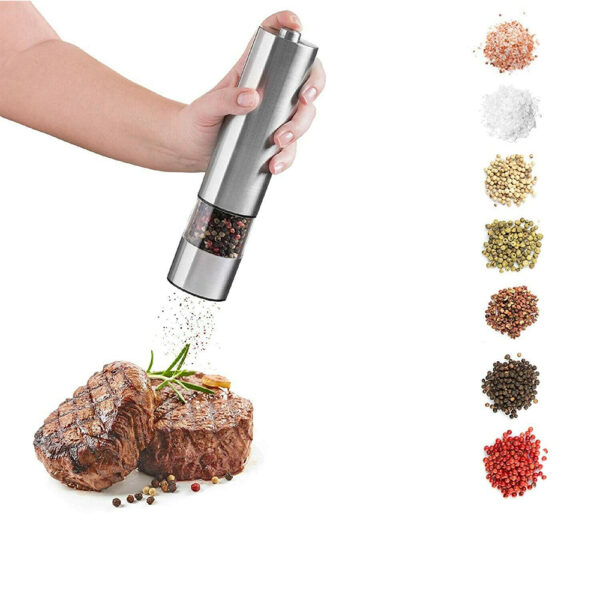 Electric Pepper Grinder Spice Mill and Grinder- Battery Operated_2