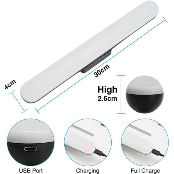 Dimmable LED Magnetic Light Strip Reading Touch Lamp- USB Charging_1