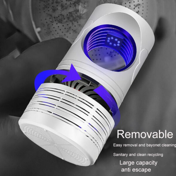 Ultraviolet LED Mosquito Killer Lamp UV Insect Trap Killer_6