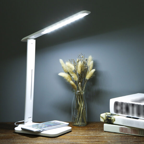 LED Desk Lamp with 5W Wireless Charging Function- USB Interface_8