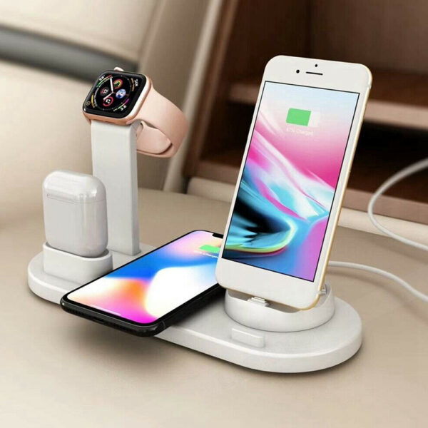 3-in-1 Wireless Charging Dock for QI Devices- USB Powered_8