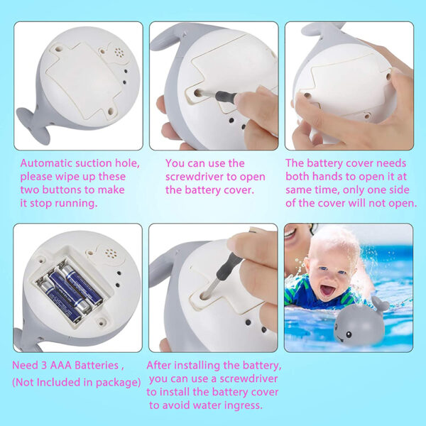 Battery Operated Floating and Dynamic Induction Water Jet Bath Toy_8