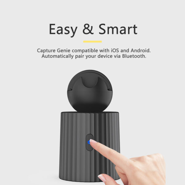 AI Smart Live Broadcast 360° with Face Recognition Phone Holder- USB Charging_8