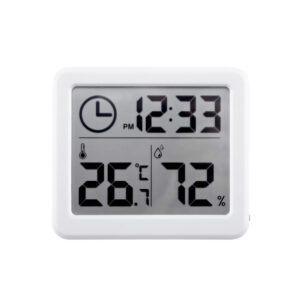 Thermometer and Humidity Monitor with 3.2” LCD Display- Battery Operated_0