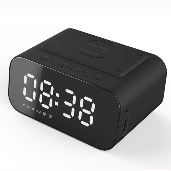 3-in-1 Wireless Bluetooth Speaker, Charger, and Alarm Clock- USB Power Supply_0