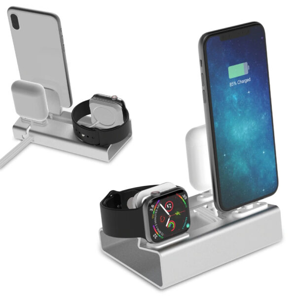 3-in-1 Aluminum Wireless Charging Station for Apple Devices_8