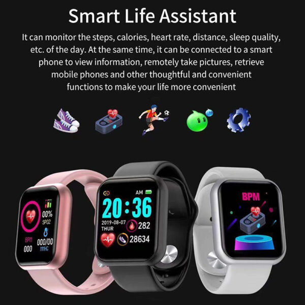 Smartwatch Blood Pressure Measurement Device for Android- Clamp Charging_1