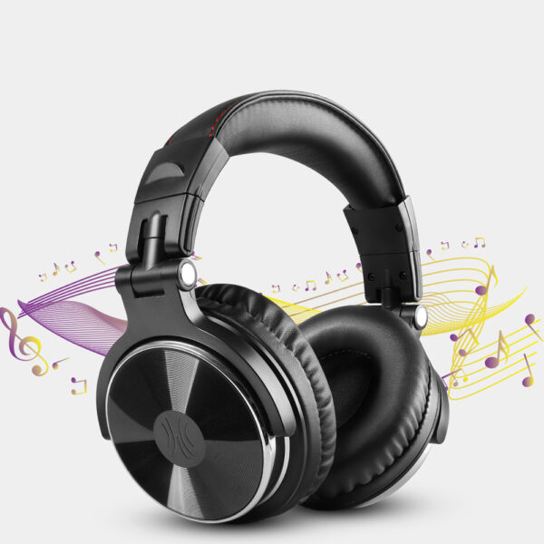 Over Head Comfortable Foldable Wired Ear Headphones_5