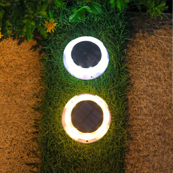 Solar Powered 12 LED Outdoor Decorative Courtyard Lawn Lights_1