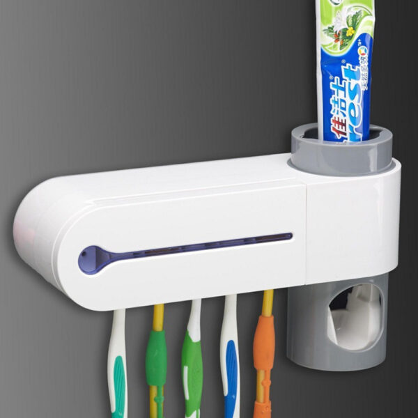 Antibacterial disinfection UV toothbrush holder- USB Charging_3