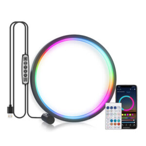 USB Powered RGB App Control Musical Atmosphere Circular Room Light_0