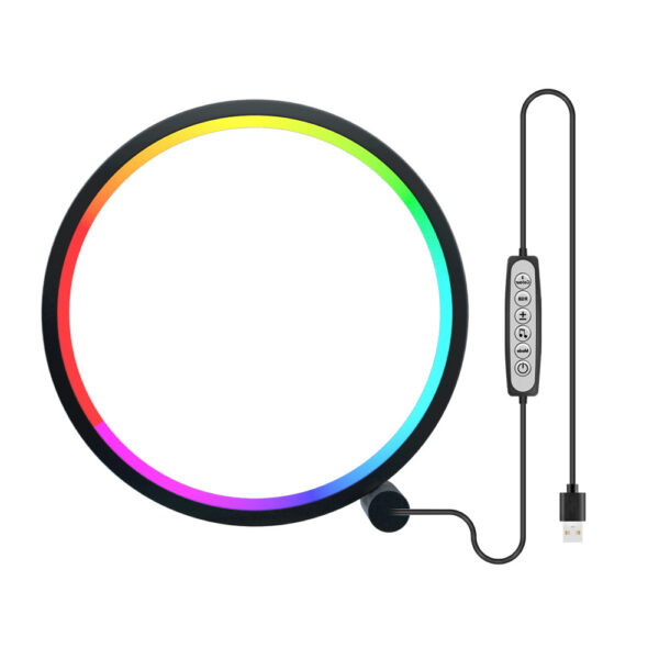 USB Powered RGB App Control Musical Atmosphere Circular Room Light_6
