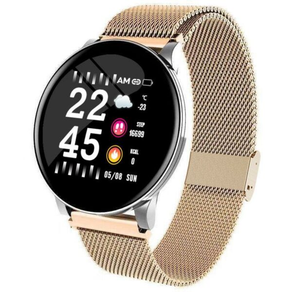 Stainless steel strap waterproof smart watch- USB Charging_2