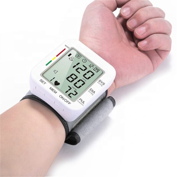 Digital Automatic Wrist Blood Pressure Monitor_0