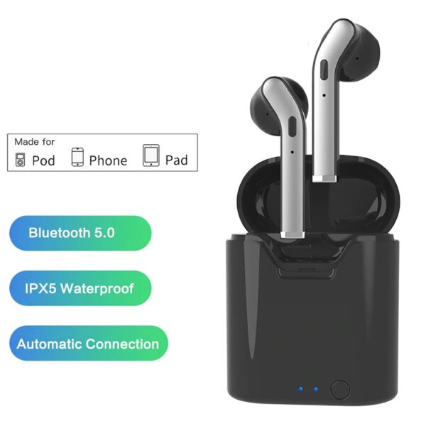 TWS Bluetooth 5.0 Earbuds with Charging Case- USB Charging_2
