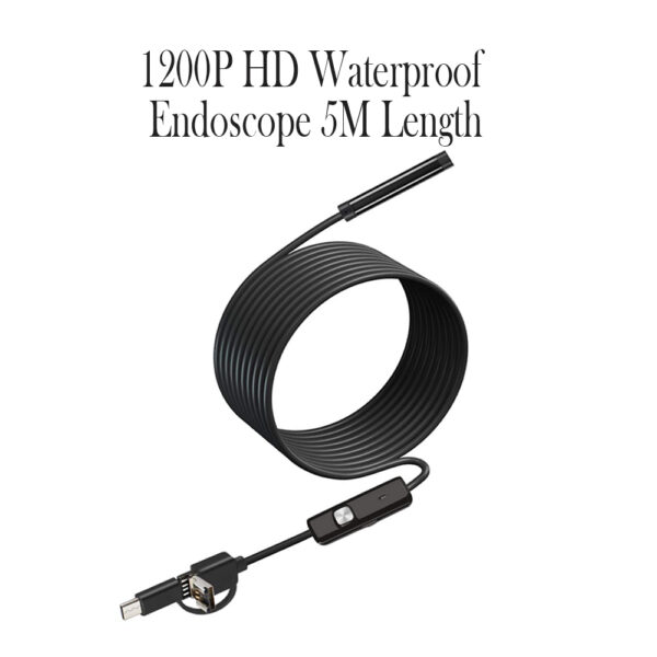 1200P HD Waterproof Endoscope 5M Length- USB Powered_7