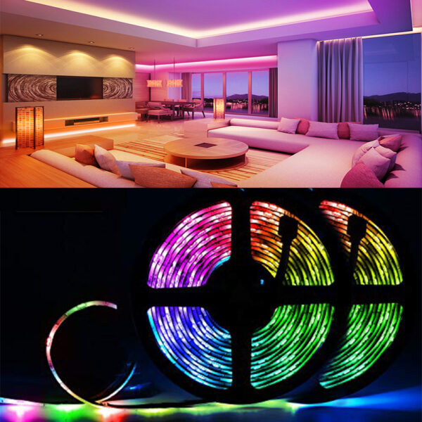 Remote Controlled LED Light Strips with Power Adapter_6