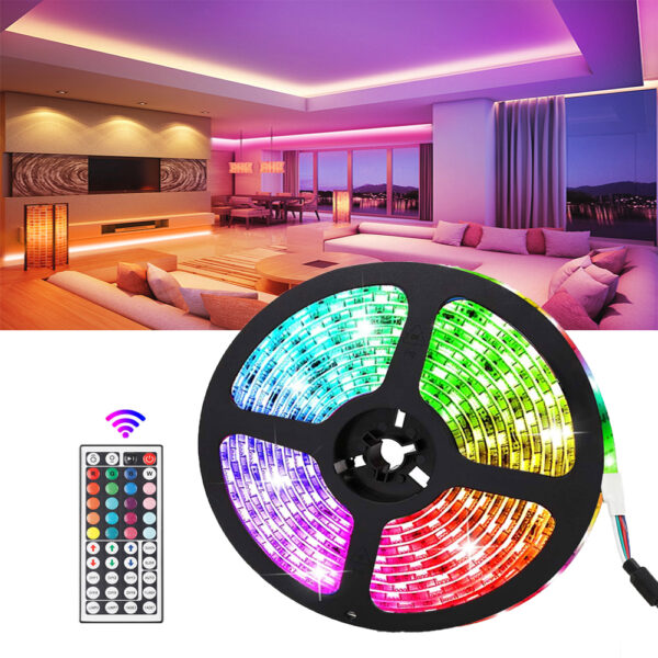 Remote Controlled LED Light Strips with Power Adapter_5