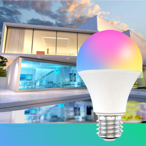 15W Wi-Fi Smart Bulb E27 LED RGB Bulb Works with Alexa / Google Home 85-265V RGB + White -Dimmable Timer Function Magic Bulb_7