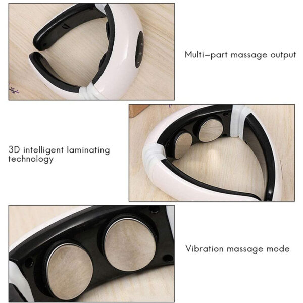 Infrared Heating USB Charging Electric Neck Massager with 6 Massage Modes_1