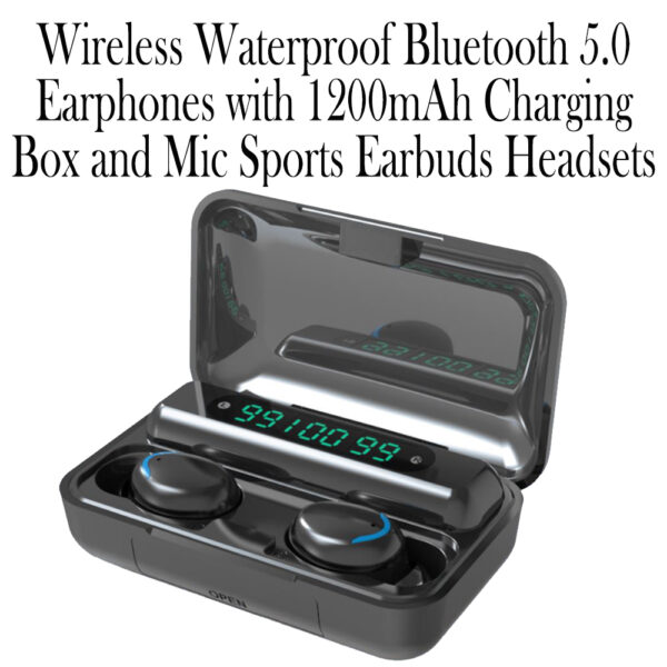 Wireless Bluetooth Earphones with Charging Box- USB Charging_9