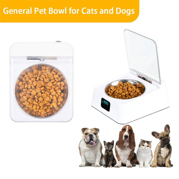 Infrared Sensor Automatic Cat and Dog Feeder Pet Food Bowl-USB Charging_8