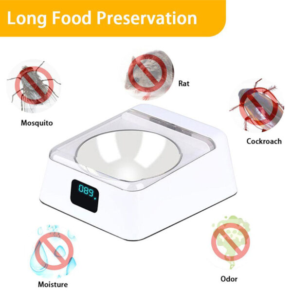 Infrared Sensor Automatic Cat and Dog Feeder Pet Food Bowl-USB Charging_4