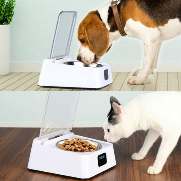 Infrared Sensor Automatic Cat and Dog Feeder Pet Food Bowl-USB Charging_6