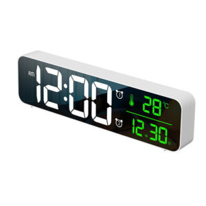 USB Plugged-in Luminous Large Screen LED Digital Electronic Display Alarm Clock_0