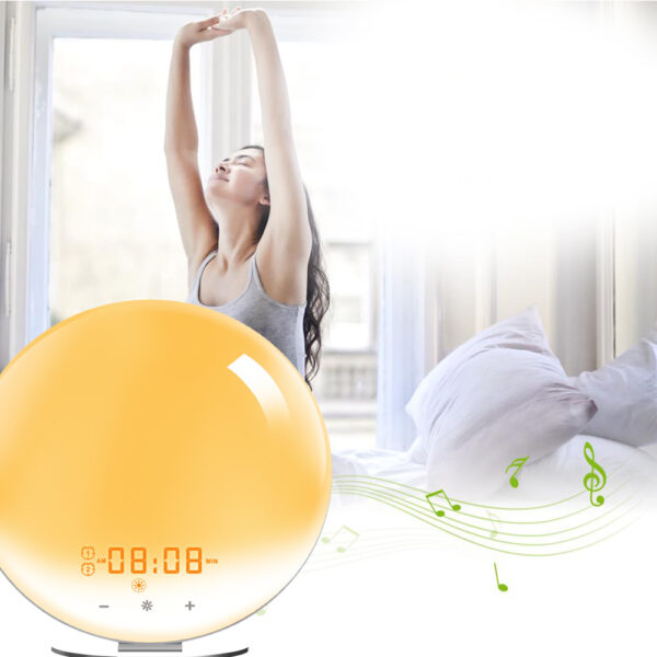 Creative Digital Alarm Clock Sunset and Sunlight Simulator- USB Powered_2